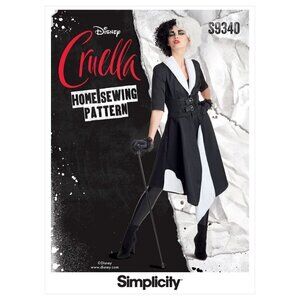 Simplicity‎ Sewing Pattern 9340 Costume Cruella Misses Size 6-14